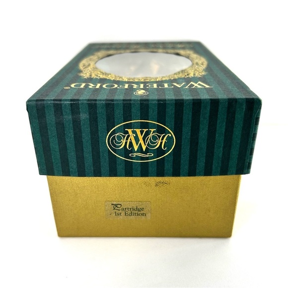 Waterford Glass Partridge 12 Days Christmas Ornament 1st Edition - Picture 7 of 14